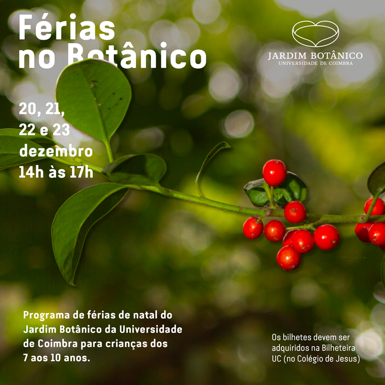 Rádio Regional do Centro: Jardim Botânico promove actividades para crianças nas férias de Natal