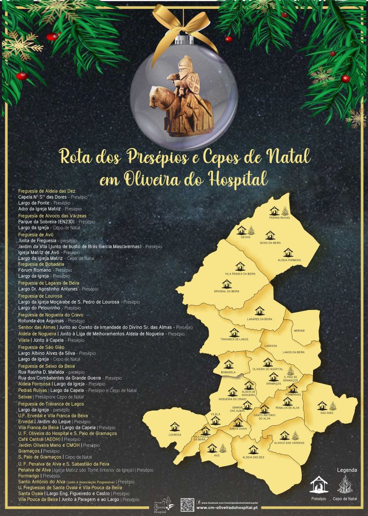 Rádio Regional do Centro: Oliveira do Hospital convida a percorrer a Rota dos Presépios e Cepos de Natal