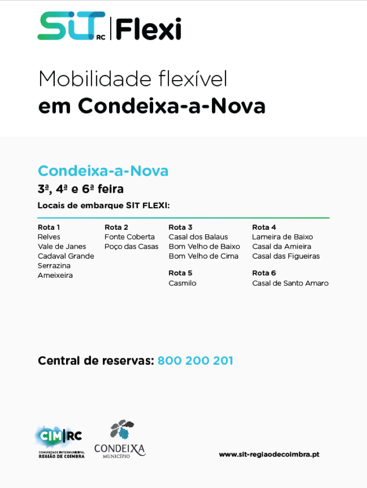 Rádio Regional do Centro: Condeixa-a-Nova: Transporte a pedido chega a mais lugares e novos destinos