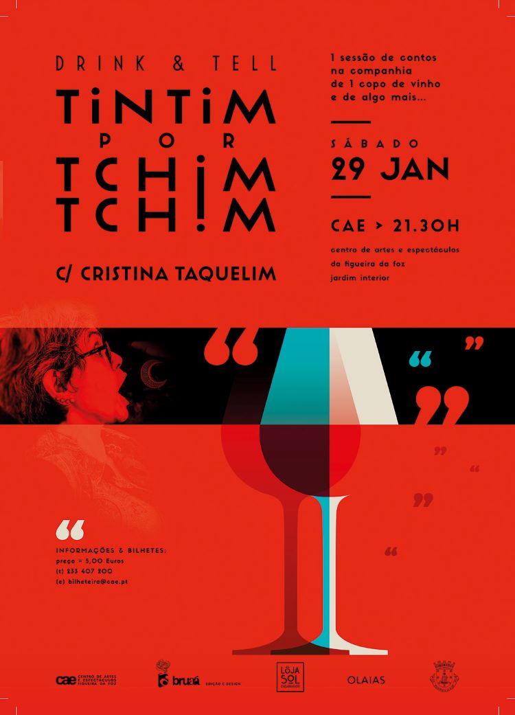 Rádio Regional do Centro: Figueira da Foz: CAE recebe sessão de contos “Drink & Tell – Tintim por Tchim-Tchim”