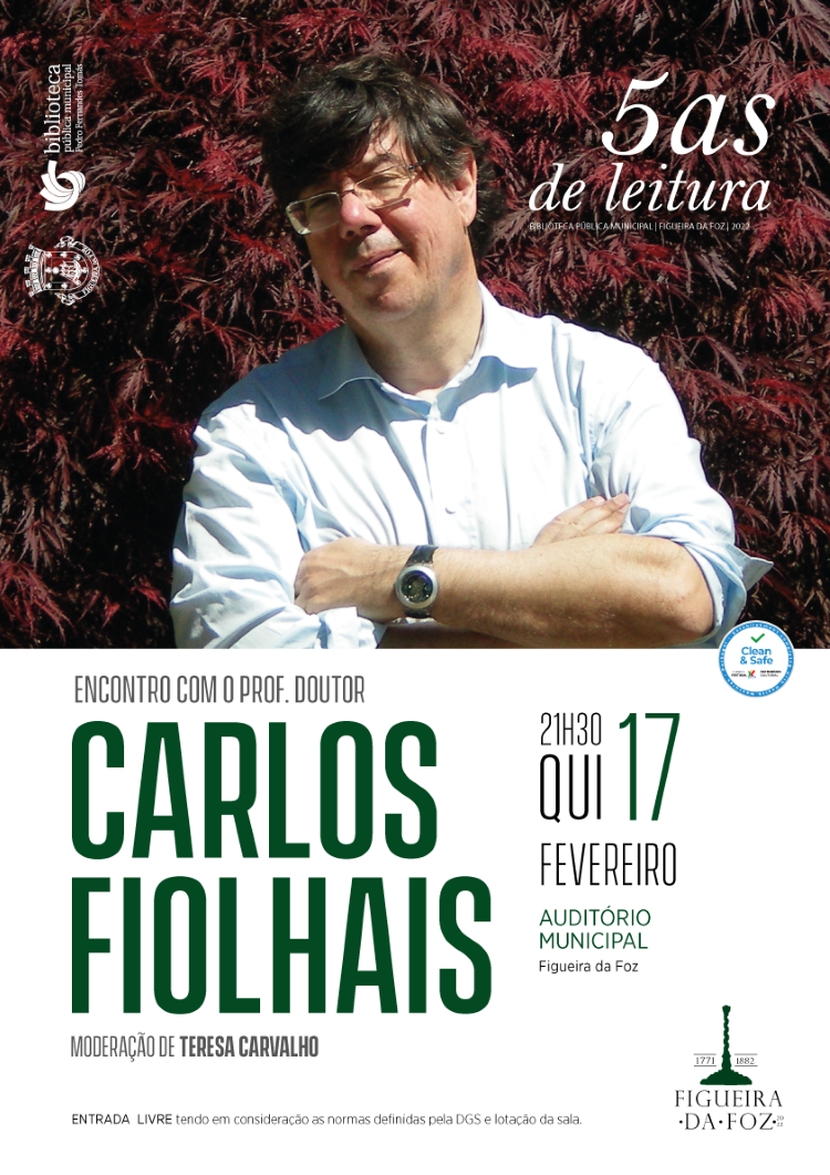 Rádio Regional do Centro: Figueira da Foz: Carlos Fiolhais apresenta nova sessão do «5as de Leitura»
