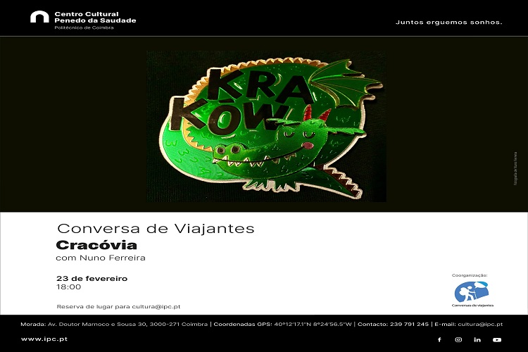 Rádio Regional do Centro: Centro Cultural do Politécnico de Coimbra com sessão sobre Cracóvia