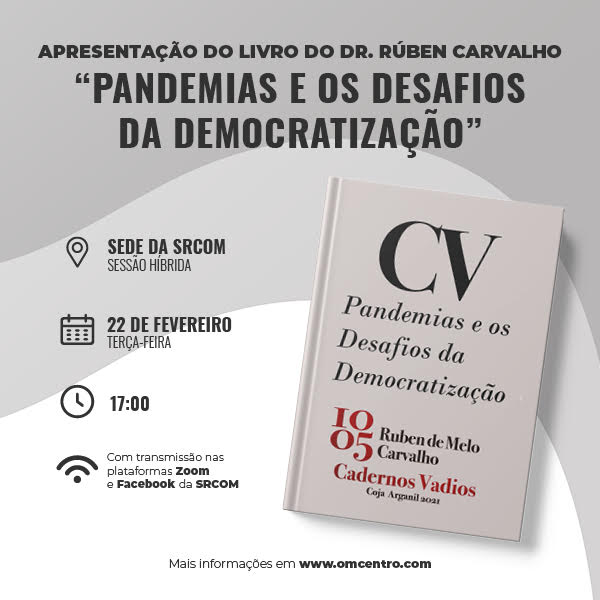 Rádio Regional do Centro: SRC Ordem dos Médicos com apresentação do livro “Pandemias e os Desafios da Democratização”