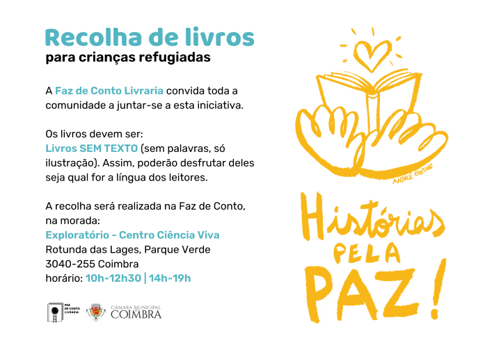 Rádio Regional do Centro: Coimbra: Faz de Conto Livraria quer dar livros a crianças refugiadas