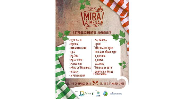 Rádio Regional do Centro: Festival Mira à Mesa quer promover gastronomia e economia locais