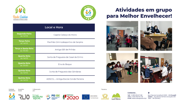 Rádio Regional do Centro: Actividades em grupo para melhor envelhecer acontecem na Lousã