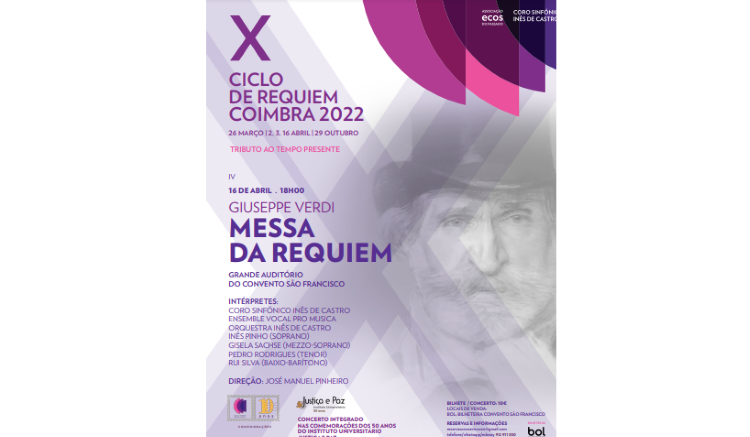 Rádio Regional do Centro: Coro Sinfónico Inês de Castro promove concerto da Páscoa com Requiem de Verdi