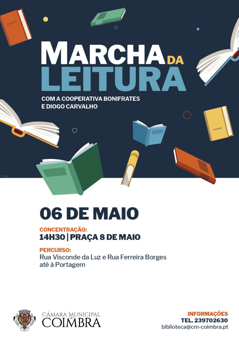 Rádio Regional do Centro: Marcha da Leitura sai à Baixa de Coimbra na próxima sexta-feira