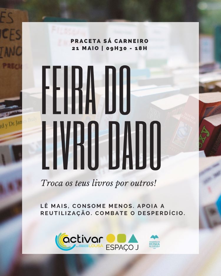 Rádio Regional do Centro: Lousã: Espaço J realiza Feira “Livro Dado” no próximo sábado