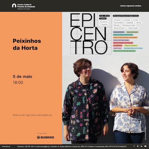 Rádio Regional do Centro: Centro Cultural do IPC recebe concerto de “Peixinhos da Horta”