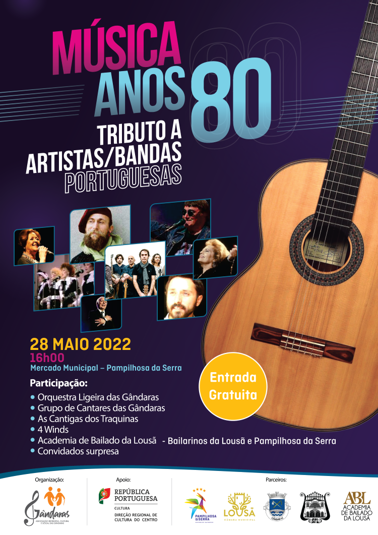 Rádio Regional do Centro: Pampilhosa da Serra promove tributo a artistas e bandas portuguesas