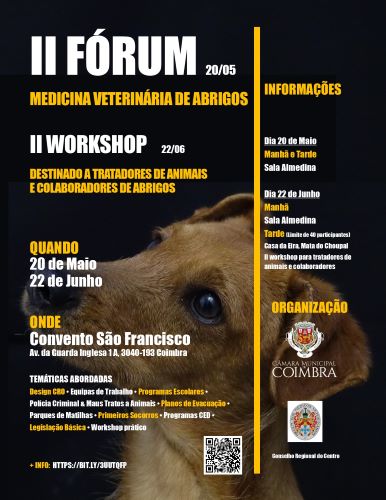 Rádio Regional do Centro: II Fórum de Medicina Veterinária de Abrigos no Convento São Francisco