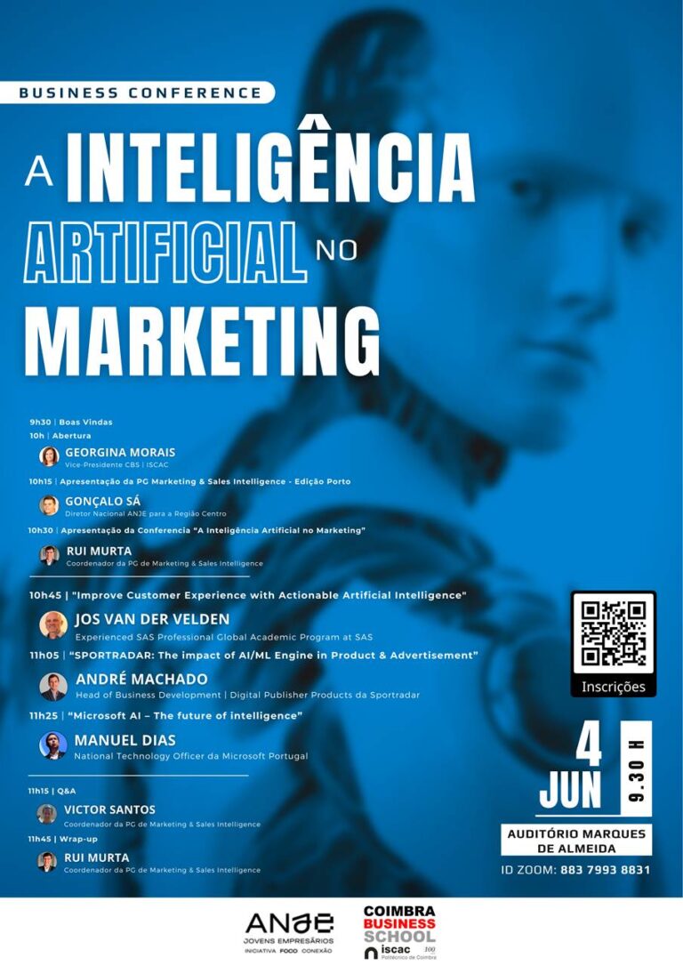 Rádio Regional do Centro: Coimbra Business School – ISCAC realiza conferência “A Inteligência Artificial no Marketing”