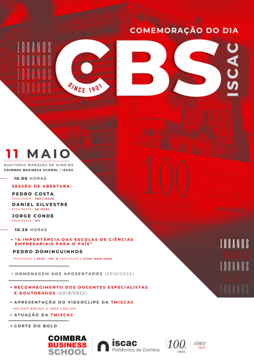 Rádio Regional do Centro: Comemoração do Dia da Coimbra Business School | ISCAC realiza-se a 11 de Maio