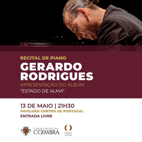 Rádio Regional do Centro: Pavilhão Centro de Portugal acolhe recital de piano de Gerardo Rodrigues