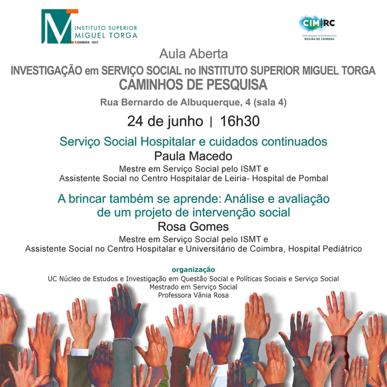 Rádio Regional do Centro: Instituto Superior Miguel Torga realiza duas aulas abertas do Mestrado em Serviço Social