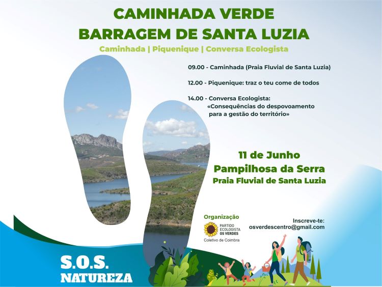 Rádio Regional do Centro: Pampilhosa da Serra: Os Verdes realizam caminhada verde na Barragem de Santa Luzia