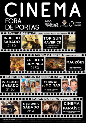 Rádio Regional do Centro: Coimbra volta às sessões de cinema ao ar livre