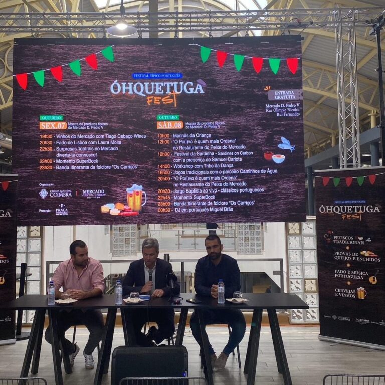 Rádio Regional do Centro: Óhquetuga Fest leva música e tradições portuguesas ao Mercado D. Pedro V