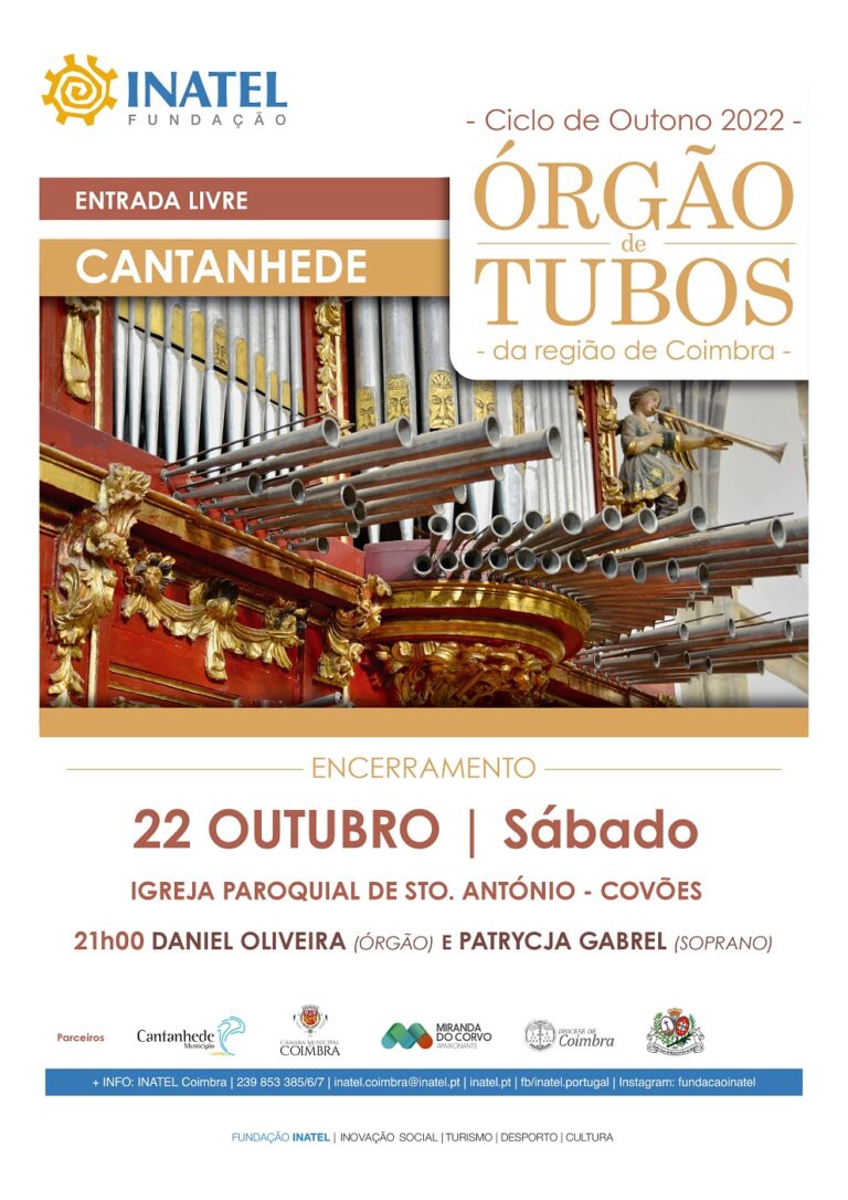 Rádio Regional do Centro: Ciclo de Órgão de Tubos da Fundação INATEL termina este sábado com concerto em Cantanhede