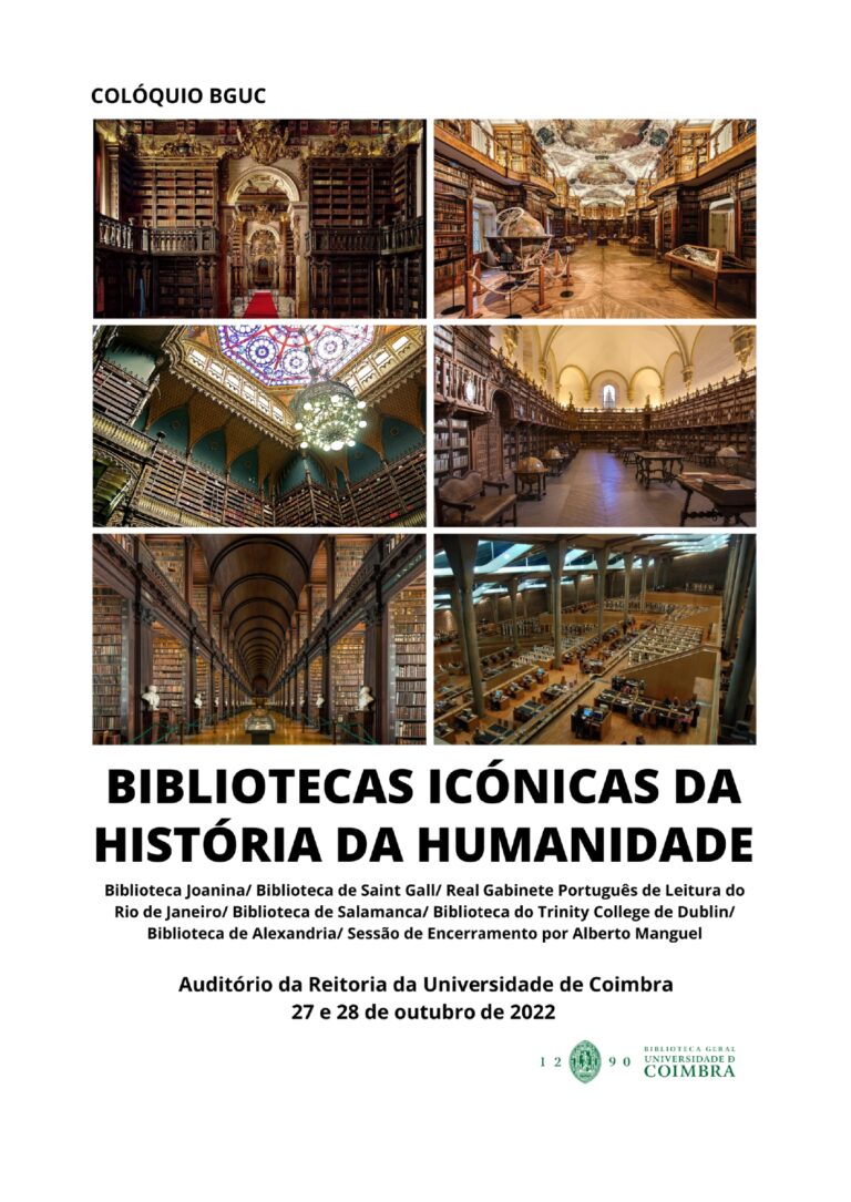 Rádio Regional do Centro: UC promove colóquio sobre as “Bibliotecas Icónicas da História da Humanidade”
