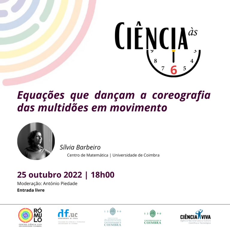 Rádio Regional do Centro: Ciência às Seis! esta terça-feira no Rómulo CCVUC com Sílvia Barbeiro