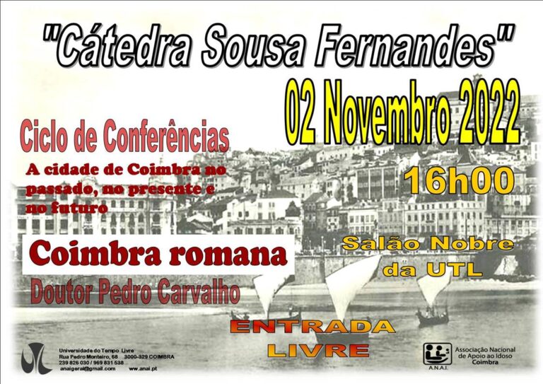 Rádio Regional do Centro: A Universidade do Tempo Livre da ANAI realizar a “Cátedra Sousa Fernandes”