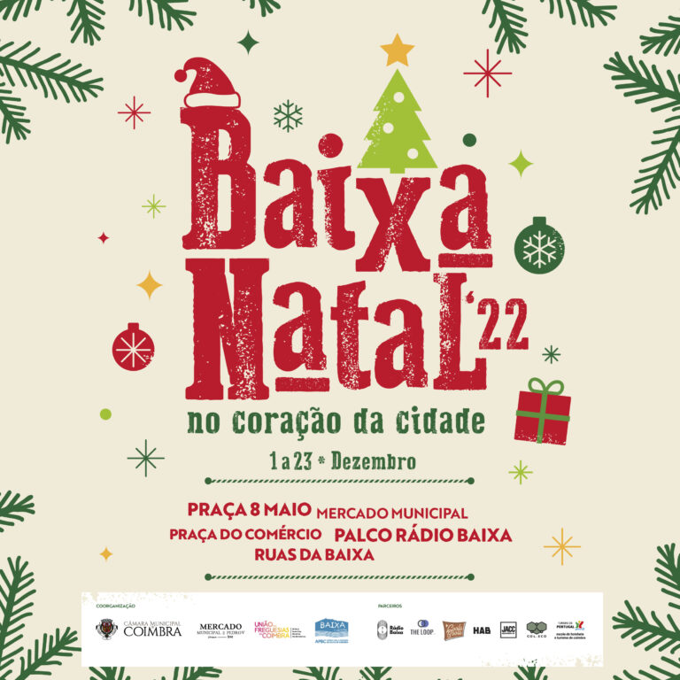 Rádio Regional do Centro: “Baixa Natal 22” convida à (re)descoberta do “coração” da cidade de Coimbra