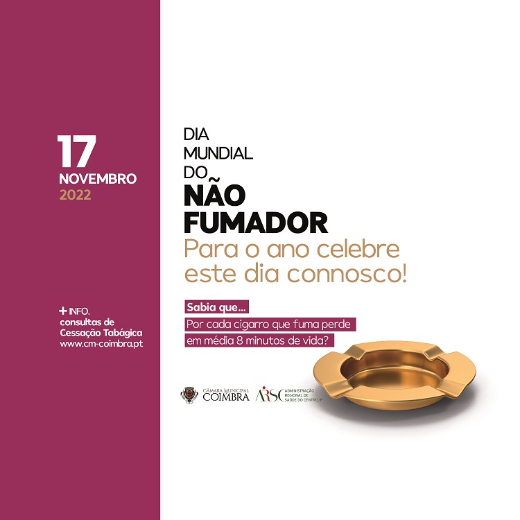 Rádio Regional do Centro: CM de Coimbra assinala Dia Mundial do Não Fumador com campanha
