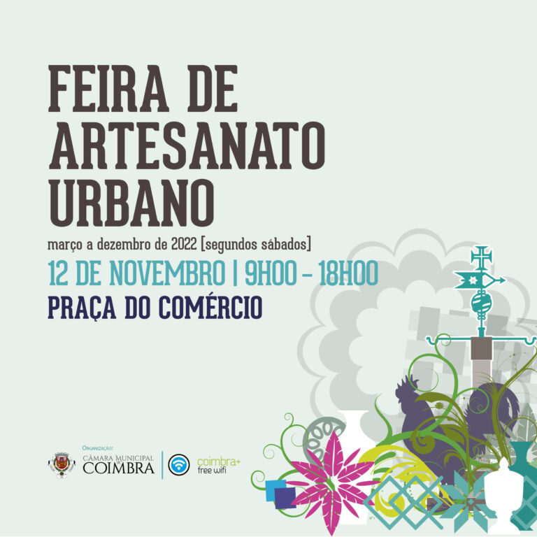 Rádio Regional do Centro: Praça do Comércio em Coimbra acolhe Feira de Artesanato Urbano no sábado