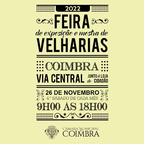 Rádio Regional do Centro: Coimbra: Feira de Velharias na Via Central para a última edição do ano