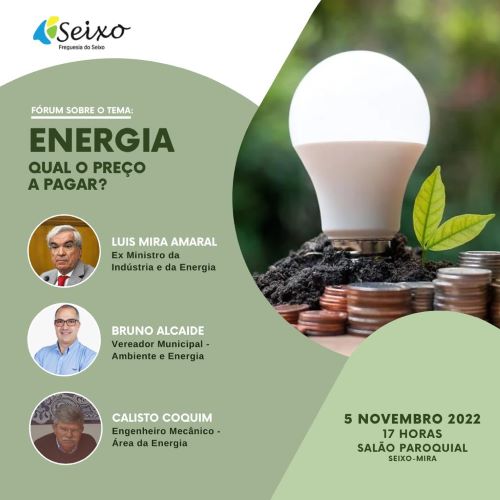 Rádio Regional do Centro: Mira Amaral vai estar no Seixo para Fórum “Energia: Qual o preço a pagar?”