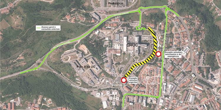 Rádio Regional do Centro: Obras do MetroBus alteram acesso aos Hospitais da Universidade de Coimbra
