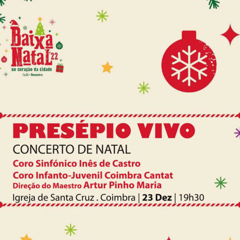 Rádio Regional do Centro: Igreja de Santa Cruz recebe amanhã concerto de Natal
