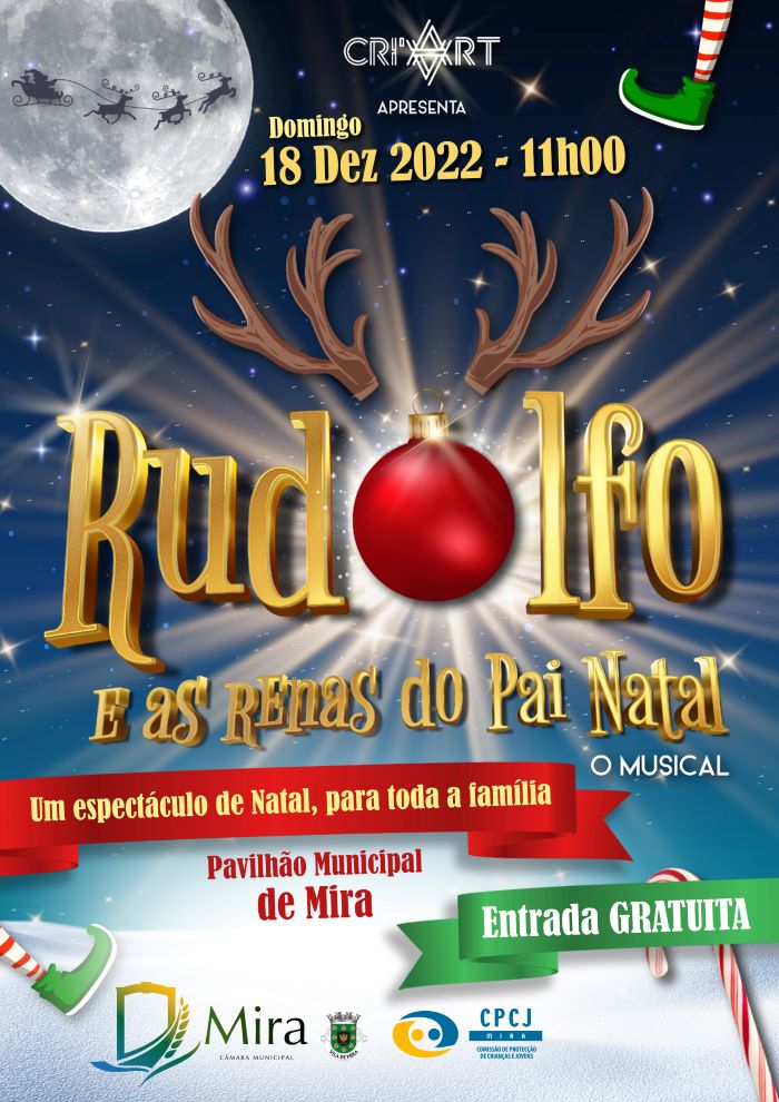 Rádio Regional do Centro: Mira recebe espectáculo musical “Rudolfo e as Renas do Pai Natal”