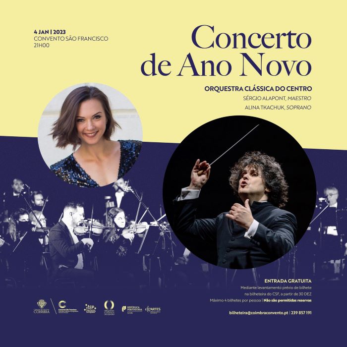 Rádio Regional do Centro: Convento São Francisco apresenta Concerto de Ano Novo na quarta-feira