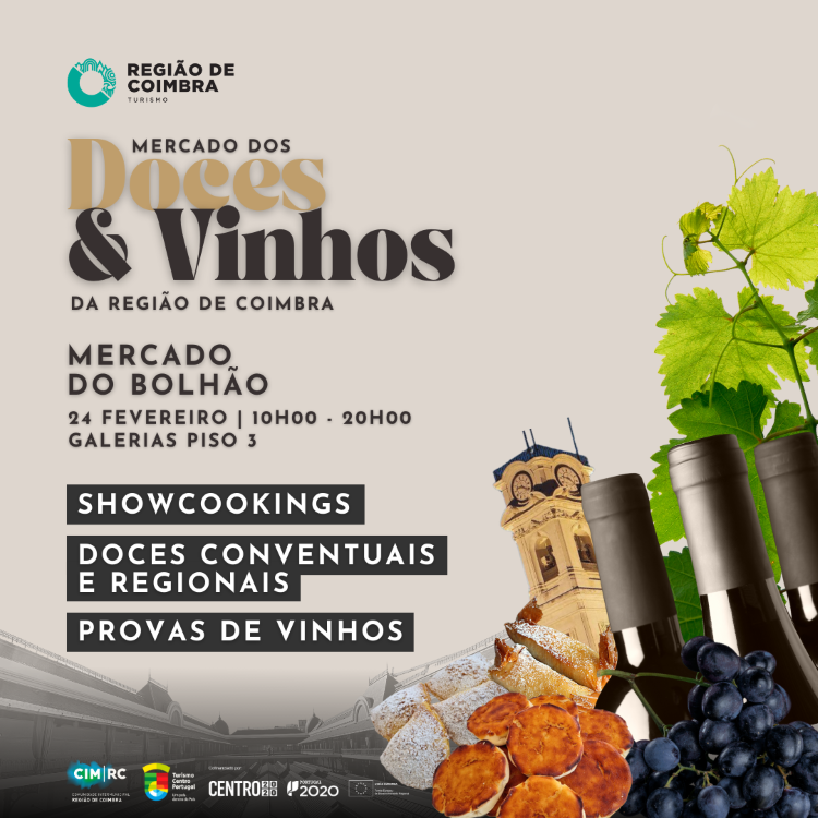 Rádio Regional do Centro: O melhor dos doces e vinhos da região de Coimbra chega ao Mercado do Bolhão