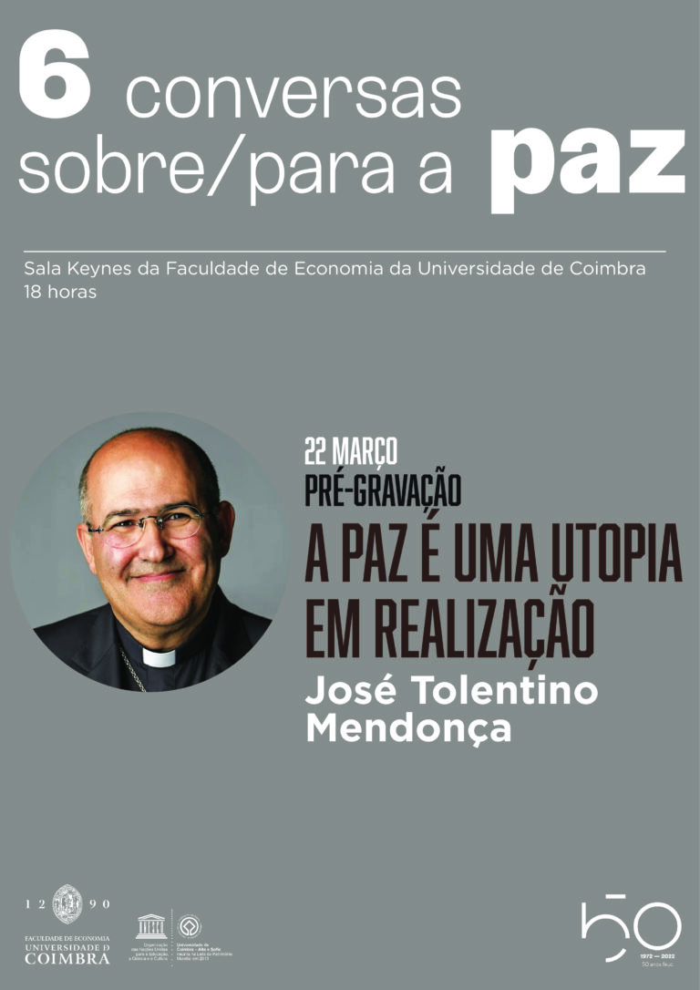Rádio Regional do Centro: Tolentino Mendonça encerra ciclo de 6 conversas sobre/para a Paz na FEUC