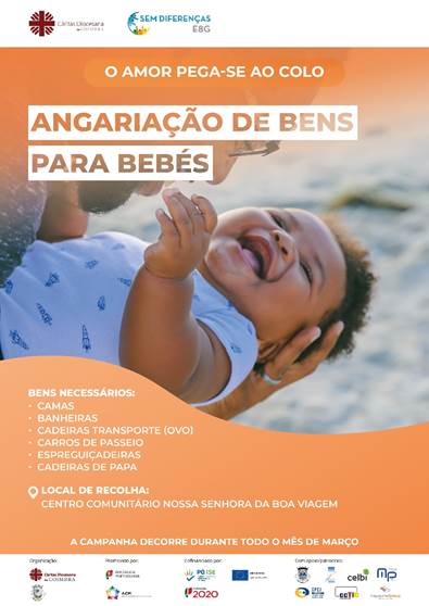 Rádio Regional do Centro: “O amor pega-se ao colo” promove recolha de bens para bebés na Figueira da Foz