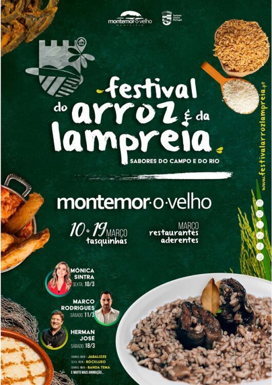 Rádio Regional do Centro: Festival do Arroz e da Lampreia celebra sabores do campo e do rio