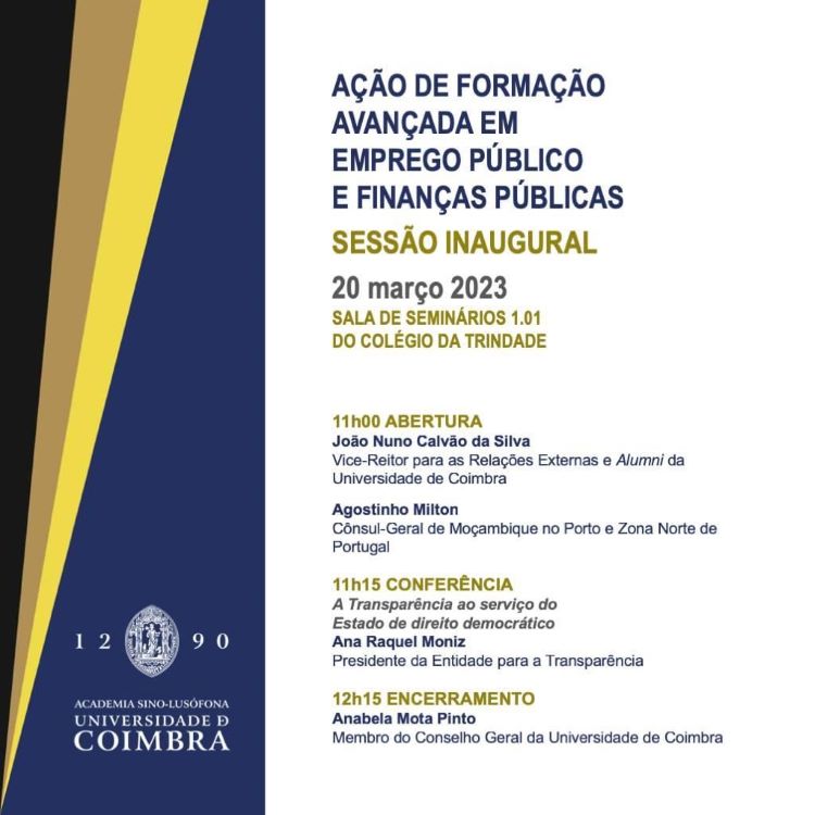 Rádio Regional do Centro: UC promove conferência “A Transparência ao serviço do Estado de direito democrático”