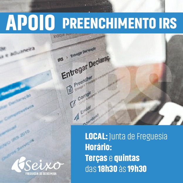 Rádio Regional do Centro: Junta de Seixo Mira disponibiliza apoio gratuito no preenchimento do IRS