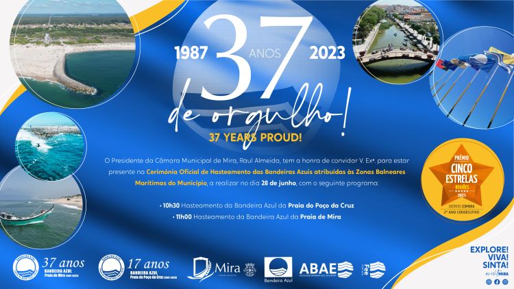 Rádio Regional do Centro: Mira celebra conquistas ambientais com as Cerimónias das Bandeiras Azuis