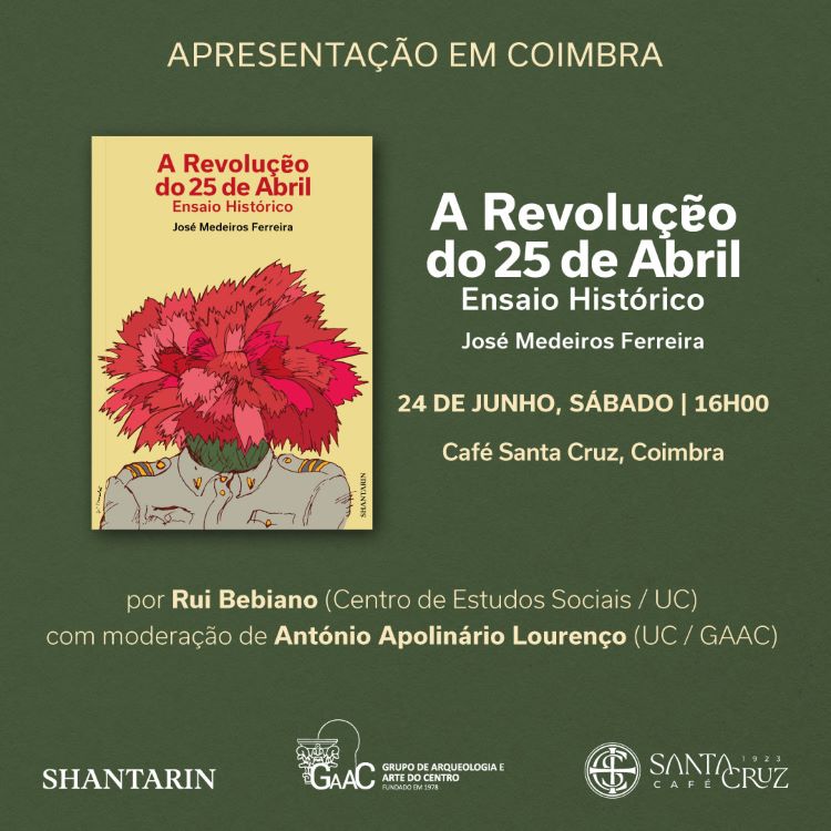 Rádio Regional do Centro: Livro “A Revolução do 25 de Abril” apresentado no Café Santa Cruz