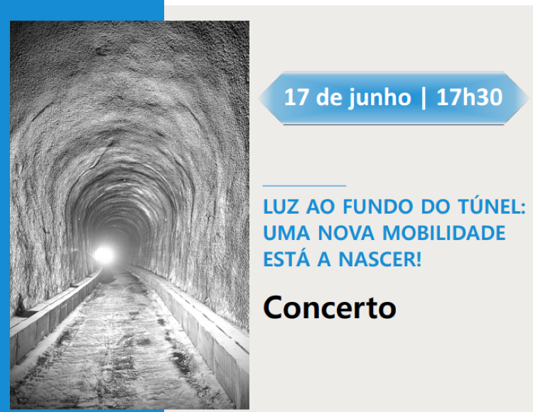 Rádio Regional do Centro: Túnel em Coimbra por onde vai passar o ‘metrobus’ acolhe concerto