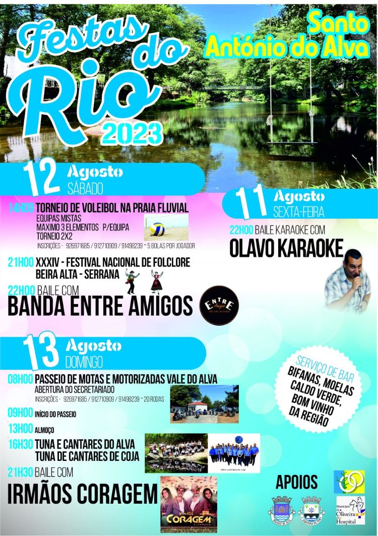 Rádio Regional do Centro: Santo António do Alva recebe Festas do Rio