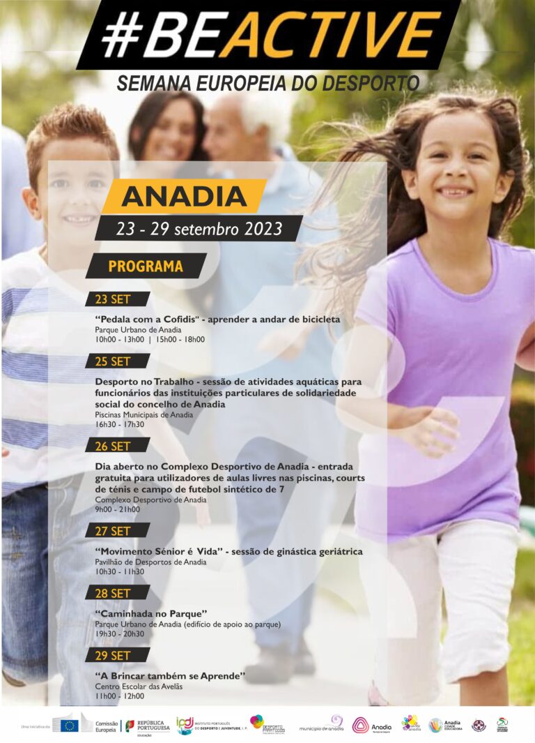 Rádio Regional do Centro: “Semana Europeia do Desporto” tem início este sábado em Anadia