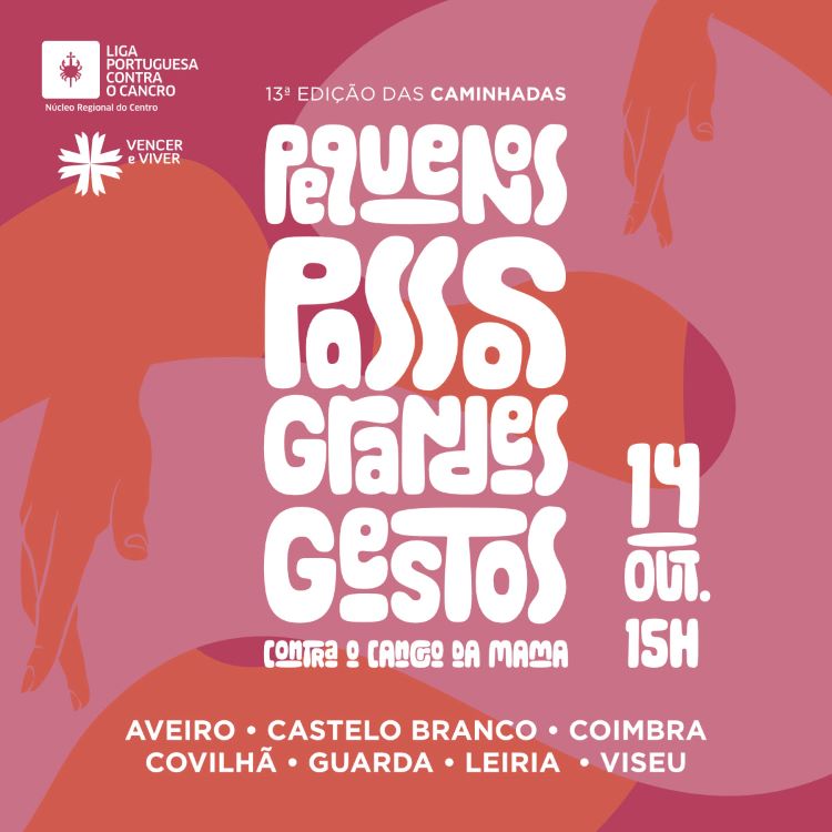 Rádio Regional do Centro: Outubro Rosa em Coimbra: Liga promove caminhadas ‘Pequenos Passos, Grandes Gestos