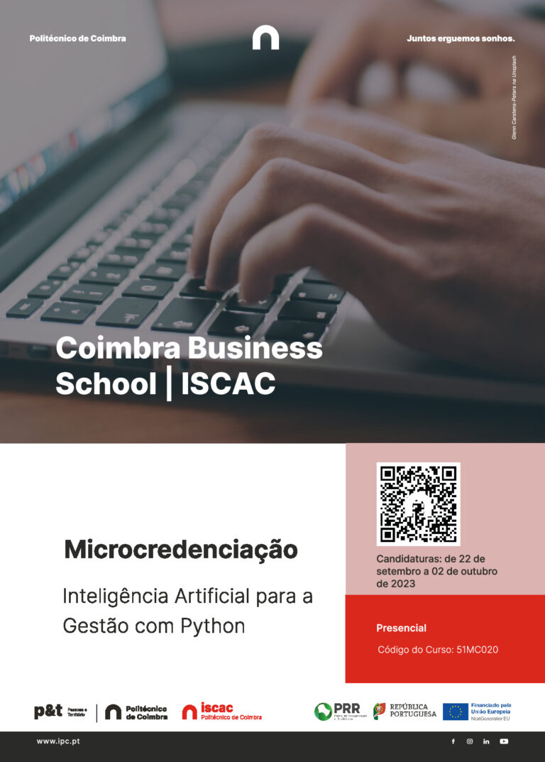Rádio Regional do Centro: ISCAC com curso de Microcredenciação em Inteligência Artificial para a Gestão com Python