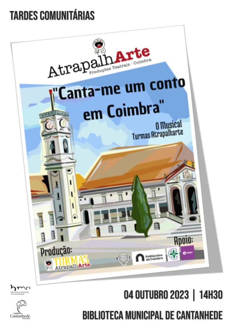 Rádio Regional do Centro: Biblioteca Municipal de Cantanhede recebe musical “Canta-me um conto em Coimbra”